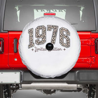 1976 Retro Birthday Spare Tire Cover 50 Year Old Leopard 50th Birthday Gifts For Women