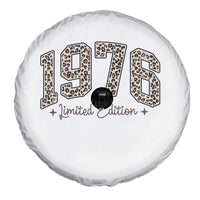 1976 Retro Birthday Spare Tire Cover 50 Year Old Leopard 50th Birthday Gifts For Women