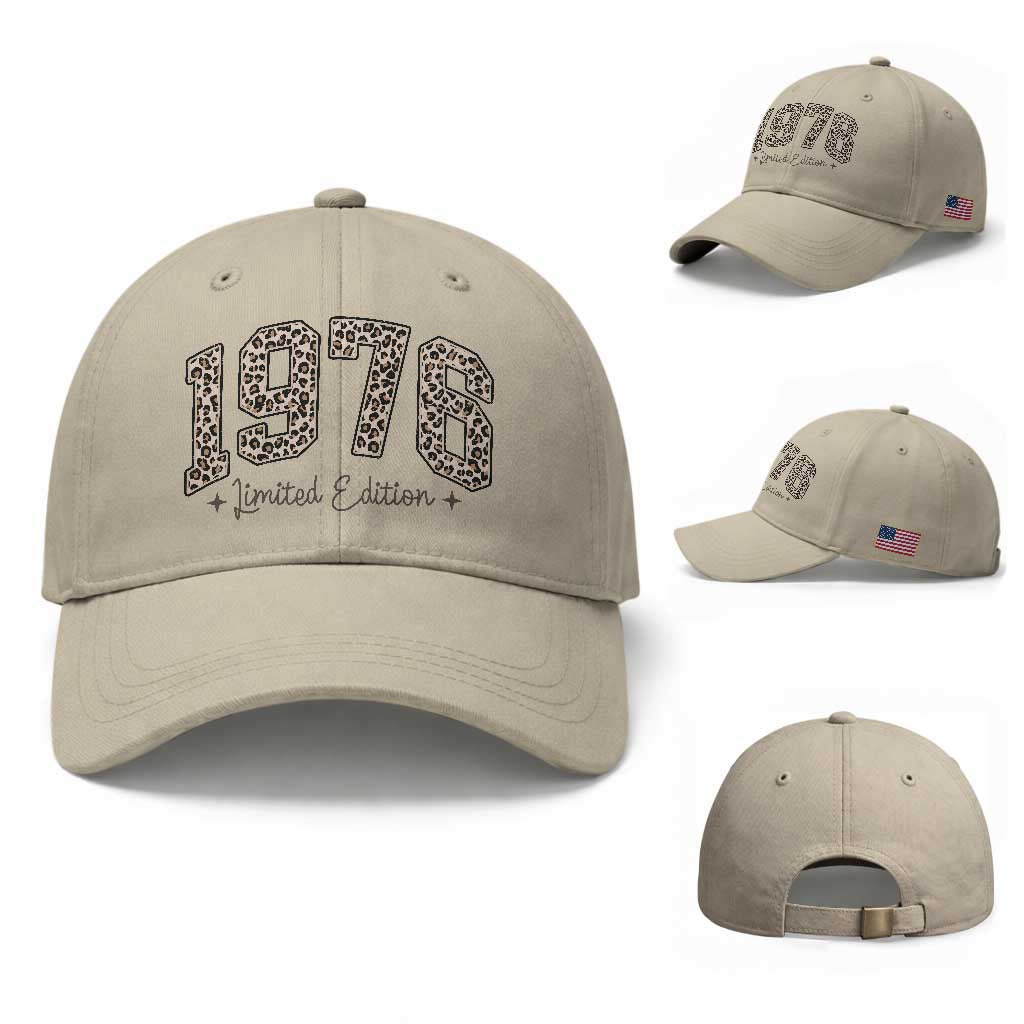 1976 Retro Birthday Baseball Cap 50 Year Old Leopard 50th Birthday Gifts For Women
