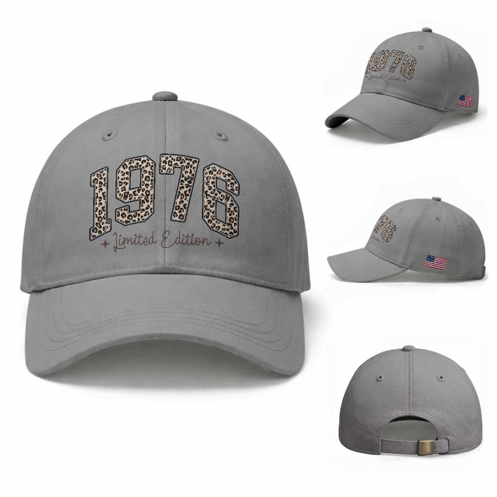 1976 Retro Birthday Baseball Cap 50 Year Old Leopard 50th Birthday Gifts For Women