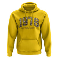 1976 Retro Birthday Hoodie 50 Year Old Leopard 50th Birthday Gifts For Women