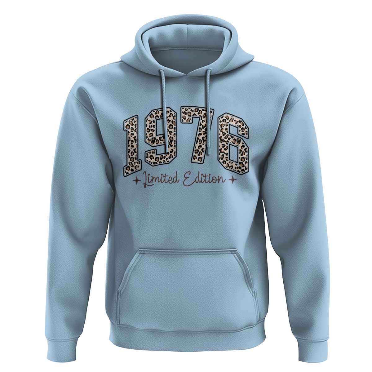 1976 Retro Birthday Hoodie 50 Year Old Leopard 50th Birthday Gifts For Women