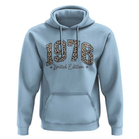 1976 Retro Birthday Hoodie 50 Year Old Leopard 50th Birthday Gifts For Women