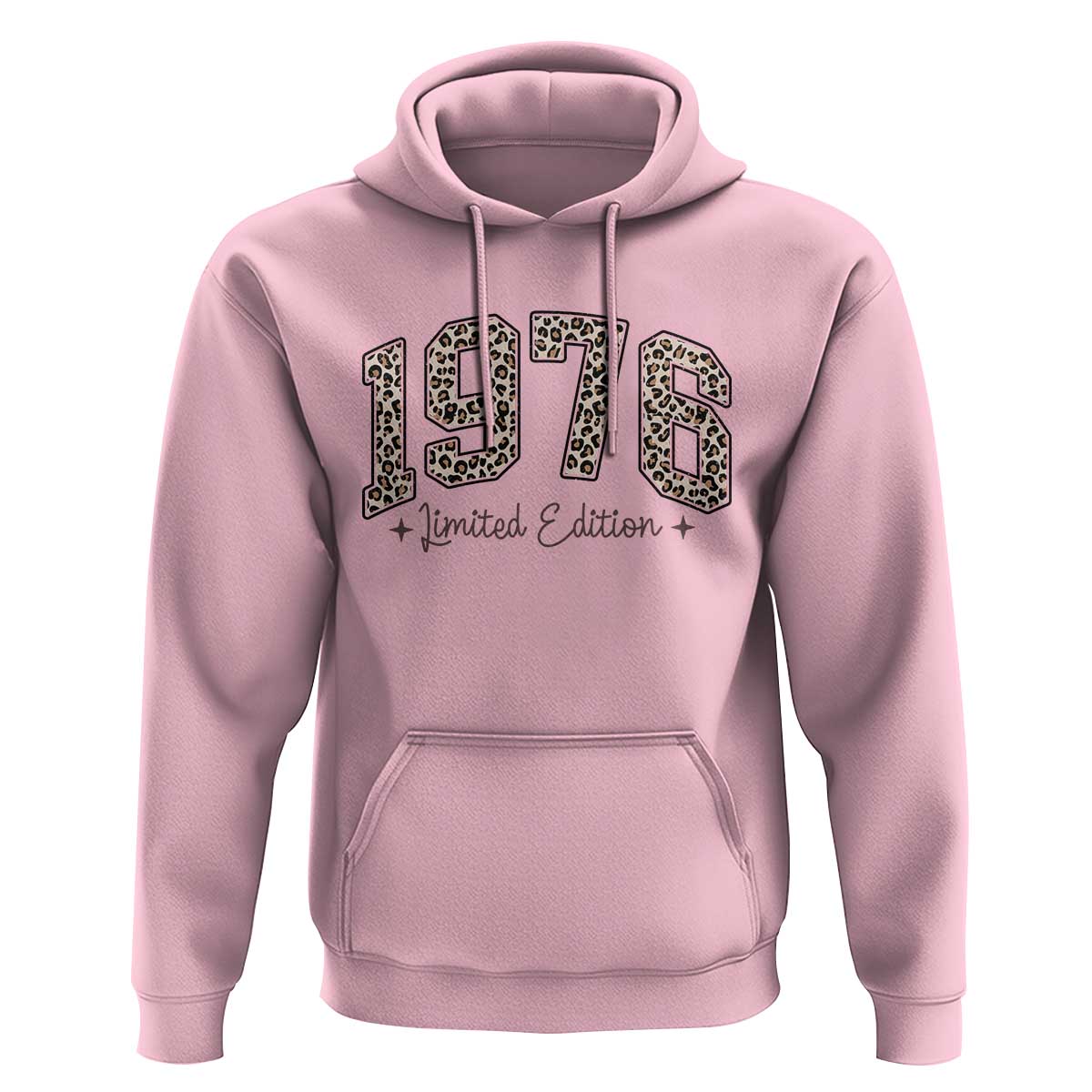 1976 Retro Birthday Hoodie 50 Year Old Leopard 50th Birthday Gifts For Women