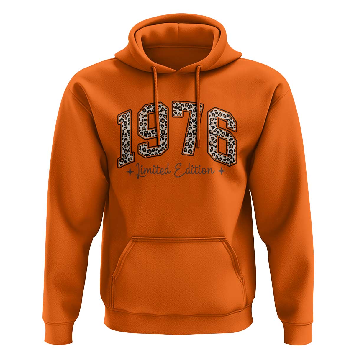 1976 Retro Birthday Hoodie 50 Year Old Leopard 50th Birthday Gifts For Women