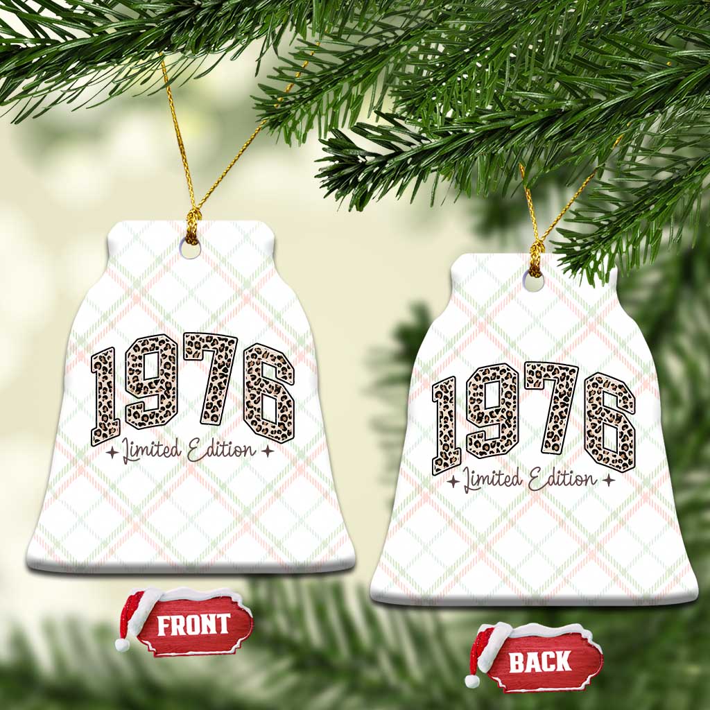 1976 Retro Birthday Ceramic Ornament 50 Year Old Leopard 50th Birthday Gifts For Women