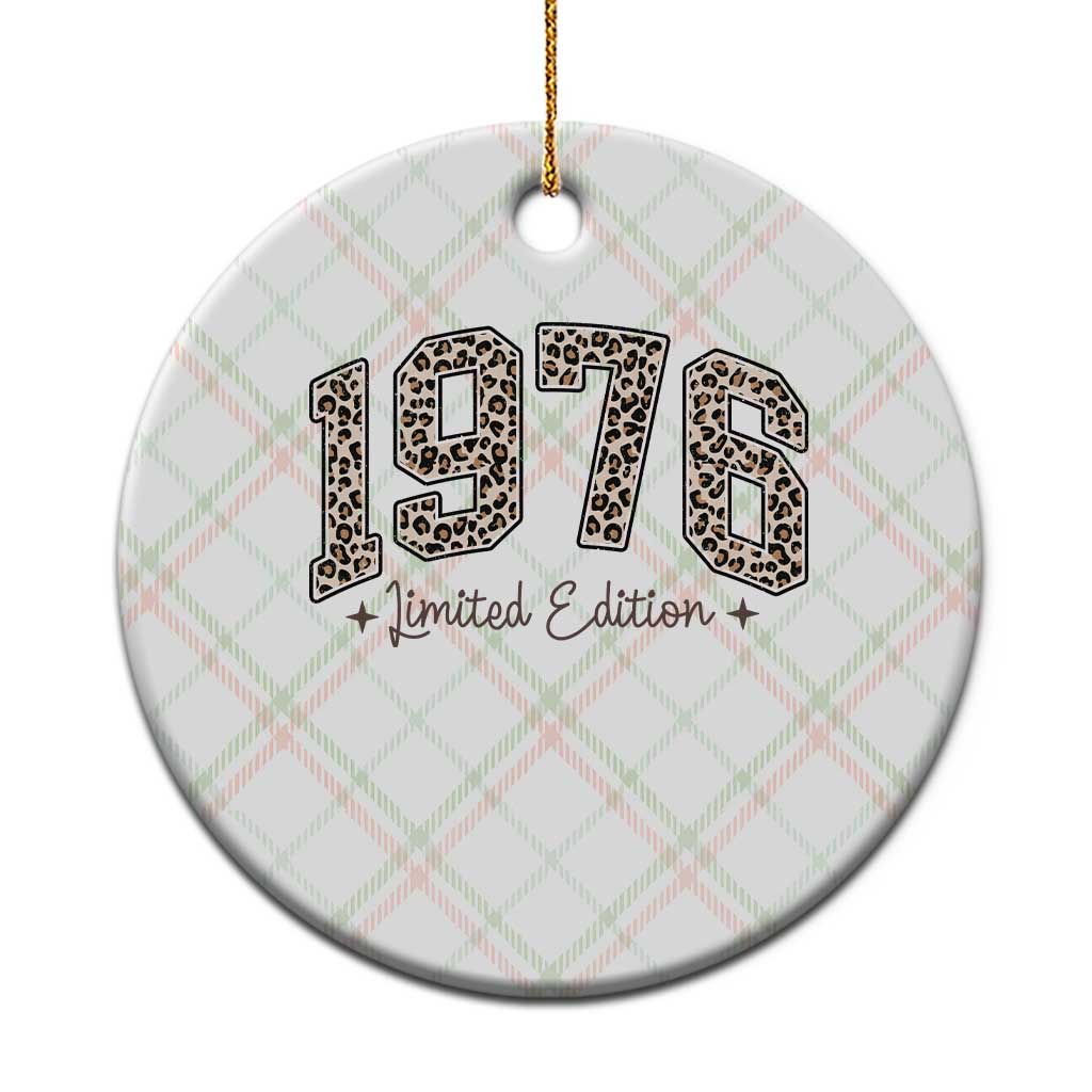 1976 Retro Birthday Ceramic Ornament 50 Year Old Leopard 50th Birthday Gifts For Women