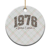 1976 Retro Birthday Ceramic Ornament 50 Year Old Leopard 50th Birthday Gifts For Women
