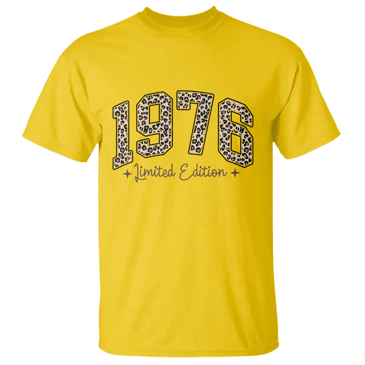 1976 Retro Birthday T Shirt 50 Year Old Leopard 50th Birthday Gifts For Women