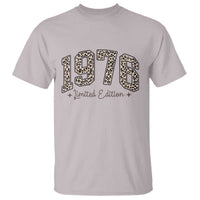 1976 Retro Birthday T Shirt 50 Year Old Leopard 50th Birthday Gifts For Women