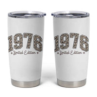 1976 Retro Birthday Tumbler Cup 50 Year Old Leopard 50th Birthday Gifts For Women
