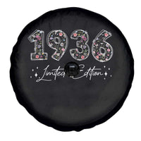 90th Birthday Spare Tire Cover Floral 1936 90 Year Old Birthday Gifts For Women