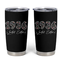 90th Birthday Tumbler Cup Floral 1936 90 Year Old Birthday Gifts For Women