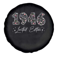 80th Birthday Spare Tire Cover Floral 1946 80 Year Old Birthday Gifts For Women