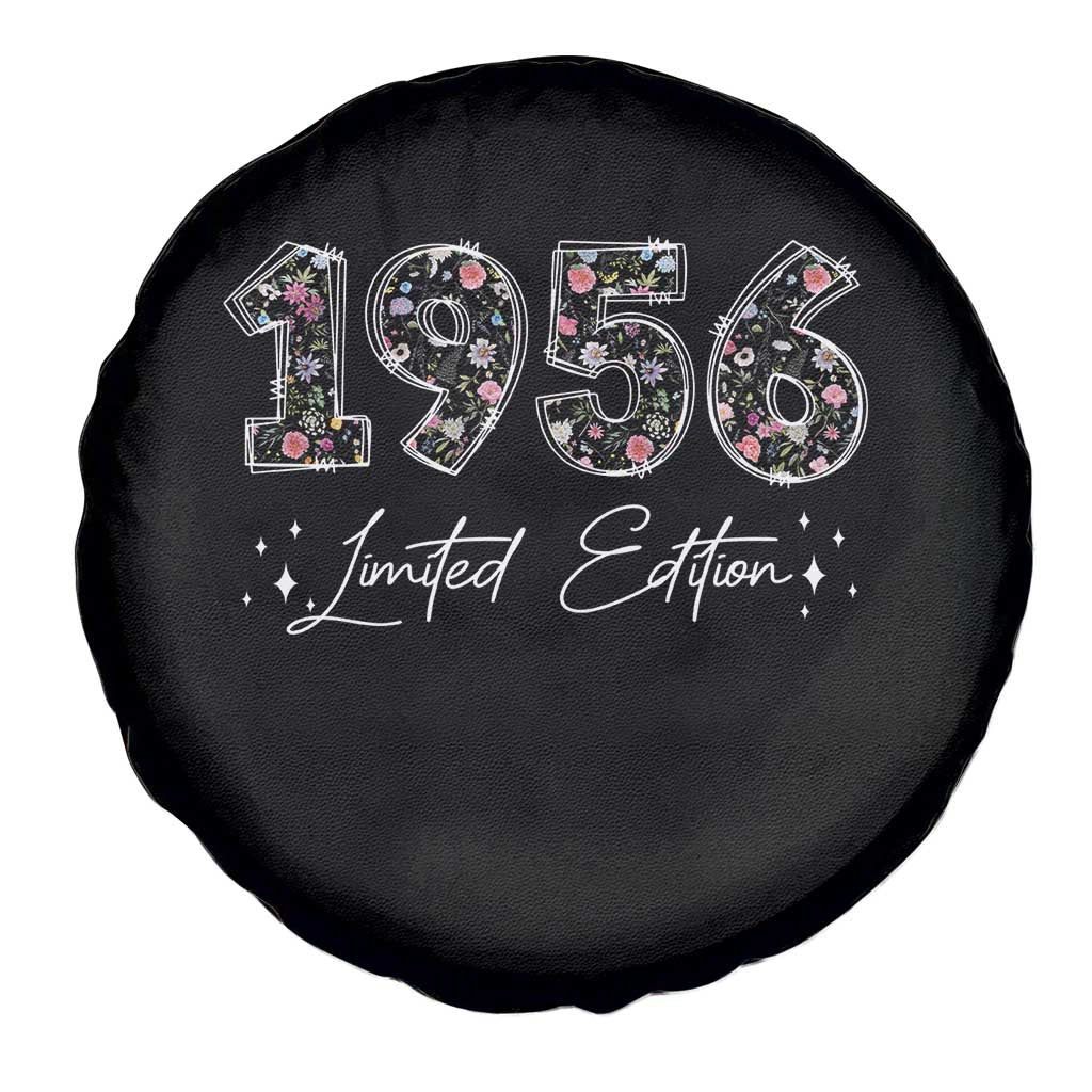 70th Birthday Spare Tire Cover Floral 1956 70 Year Old Birthday Gifts For Women