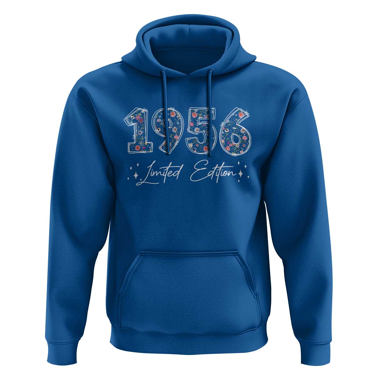70th Birthday Hoodie Floral 1956 70 Year Old Birthday Gifts For Women
