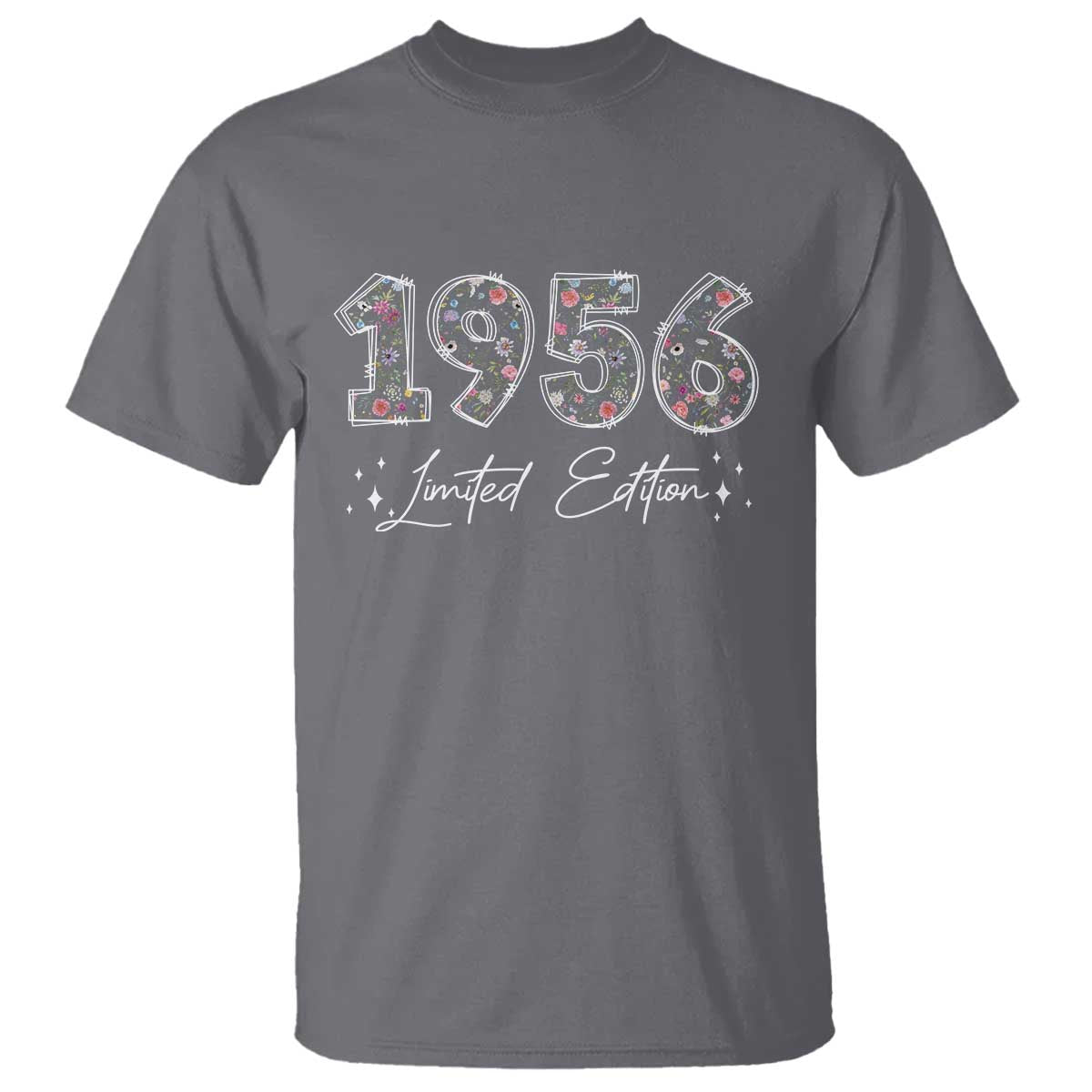 70th Birthday T Shirt Floral 1956 70 Year Old Birthday Gifts For Women