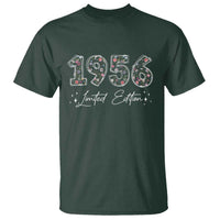 70th Birthday T Shirt Floral 1956 70 Year Old Birthday Gifts For Women