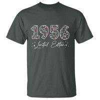 70th Birthday T Shirt Floral 1956 70 Year Old Birthday Gifts For Women