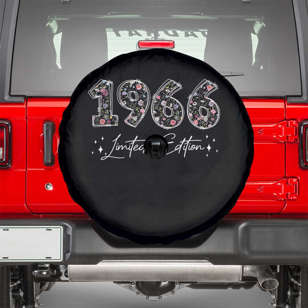 60th Birthday Spare Tire Cover Floral 1966 60 Year Old Birthday Gifts For Women