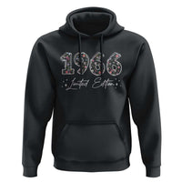 60th Birthday Hoodie Floral 1966 60 Year Old Birthday Gifts For Women