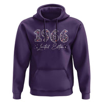 60th Birthday Hoodie Floral 1966 60 Year Old Birthday Gifts For Women