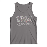 60th Birthday Tank Top Floral 1966 60 Year Old Birthday Gifts For Women