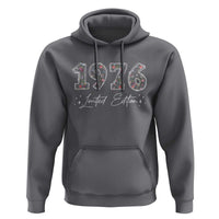 50th Birthday Hoodie Floral 1976 50 Year Old Birthday Gifts For Women