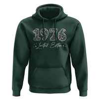 50th Birthday Hoodie Floral 1976 50 Year Old Birthday Gifts For Women