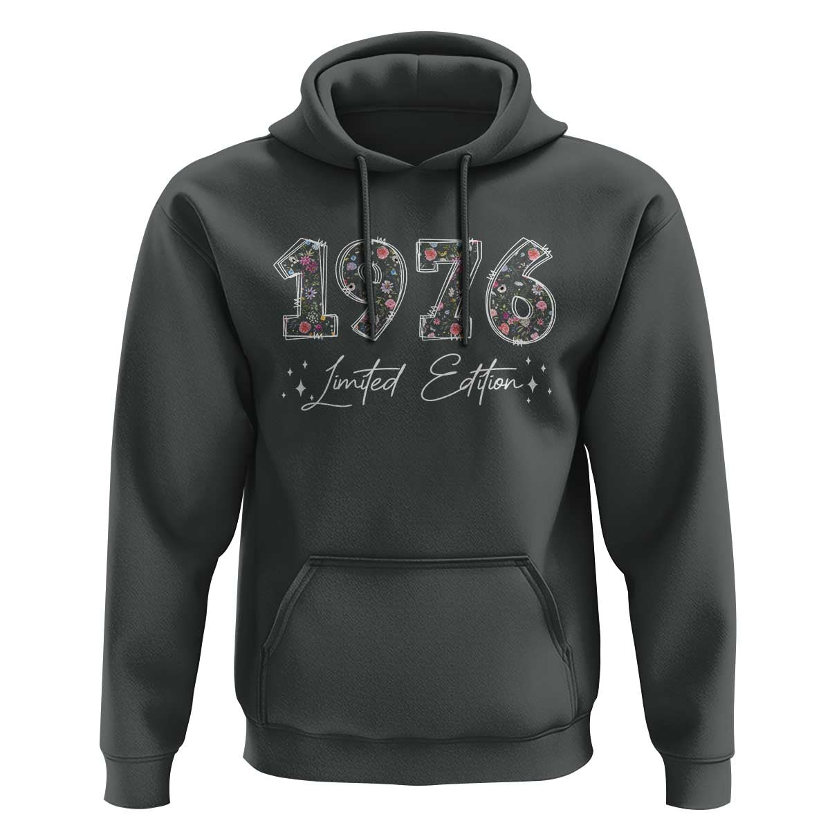 50th Birthday Hoodie Floral 1976 50 Year Old Birthday Gifts For Women