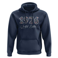 50th Birthday Hoodie Floral 1976 50 Year Old Birthday Gifts For Women