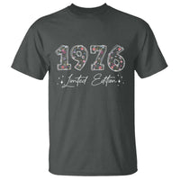 50th Birthday T Shirt Floral 1976 50 Year Old Birthday Gifts For Women