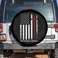 God Bless America Spare Tire Cover America Pride USA US Flag Patriotic 4th of July - Wonder Print Shop