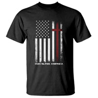 God Bless America T Shirt America Pride USA US Flag Patriotic 4th of July - Wonder Print Shop