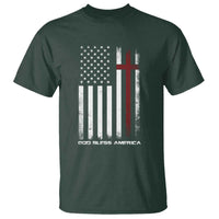 God Bless America T Shirt America Pride USA US Flag Patriotic 4th of July - Wonder Print Shop