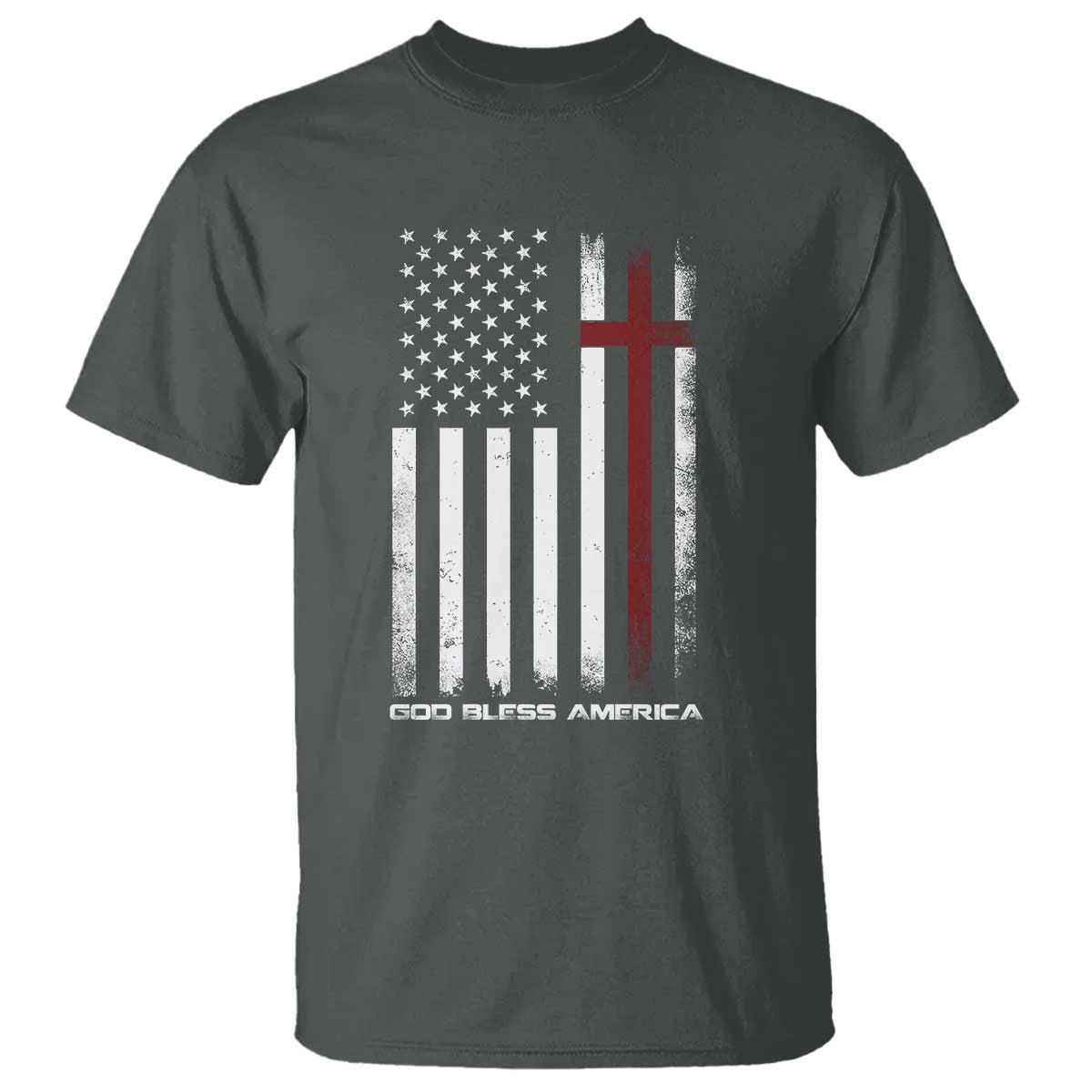 God Bless America T Shirt America Pride USA US Flag Patriotic 4th of July - Wonder Print Shop