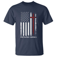 God Bless America T Shirt America Pride USA US Flag Patriotic 4th of July - Wonder Print Shop