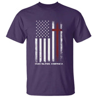 God Bless America T Shirt America Pride USA US Flag Patriotic 4th of July - Wonder Print Shop