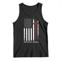 God Bless America Tank Top America Pride USA US Flag Patriotic 4th of July - Wonder Print Shop