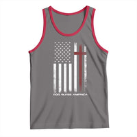God Bless America Tank Top America Pride USA US Flag Patriotic 4th of July - Wonder Print Shop