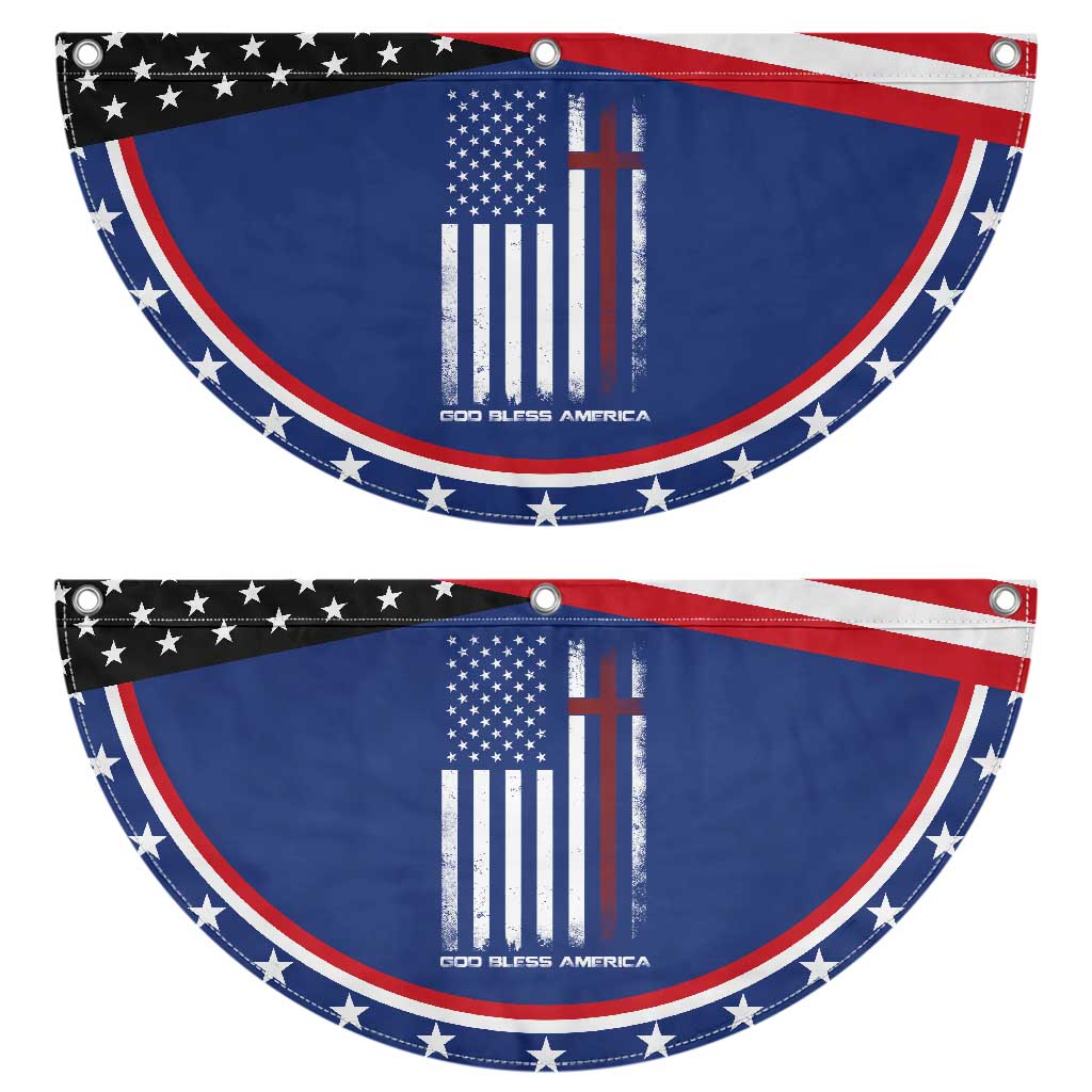 God Bless America Patriotic Fan Flag America Pride USA US Flag 4th of July