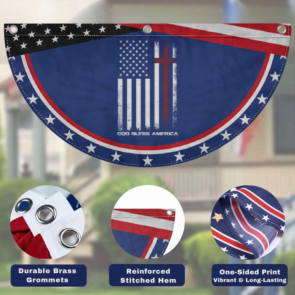 God Bless America Patriotic Fan Flag America Pride USA US Flag 4th of July
