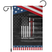 God Bless America Garden Flag America Pride USA US Flag Patriotic 4th of July