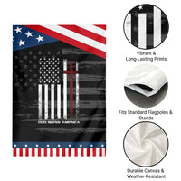 God Bless America Garden Flag America Pride USA US Flag Patriotic 4th of July