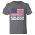 God Bless America T Shirt Cross USA Flag Patriotic 4th of July Christian - Wonder Print Shop