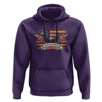 God Bless America Hoodie Vintage Eagle Christian Cross Flag 4th Of July