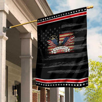 God Bless America Garden Flag Vintage Eagle Christian Cross Flag 4th Of July