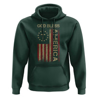 God Bless America Hoodie American Flag 4th Of July Patriotic Christian - Wonder Print Shop
