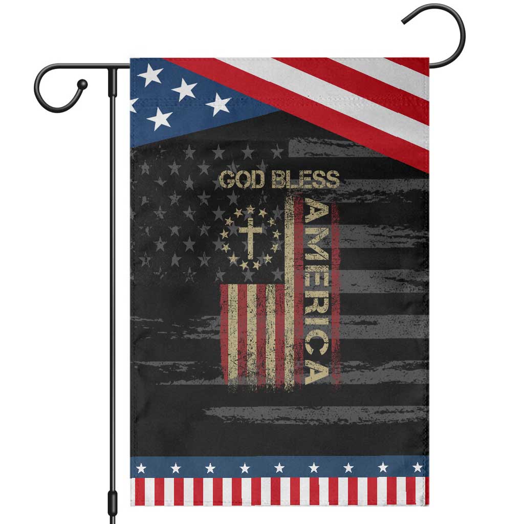 God Bless America Garden Flag American Flag 4th Of July Patriotic Christian