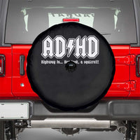 Funny ADHD Spare Tire Cover Hey Look a Squirrel Rocks Graphic - Wonder Print Shop